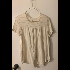 Linen striped blouse